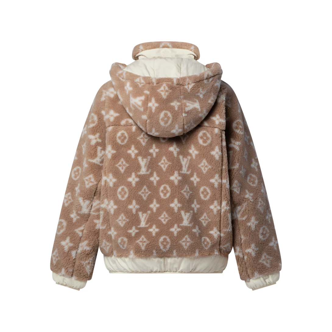 루이비통 모노그램 플리스 후디드 자켓