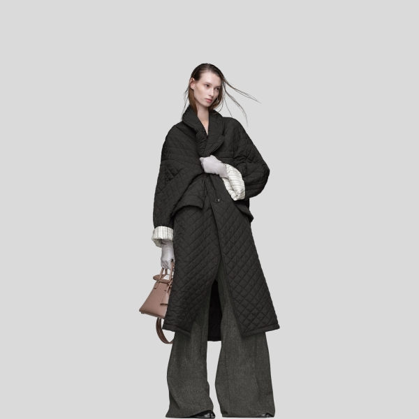 메종 마르지엘라 퀼티드 코트