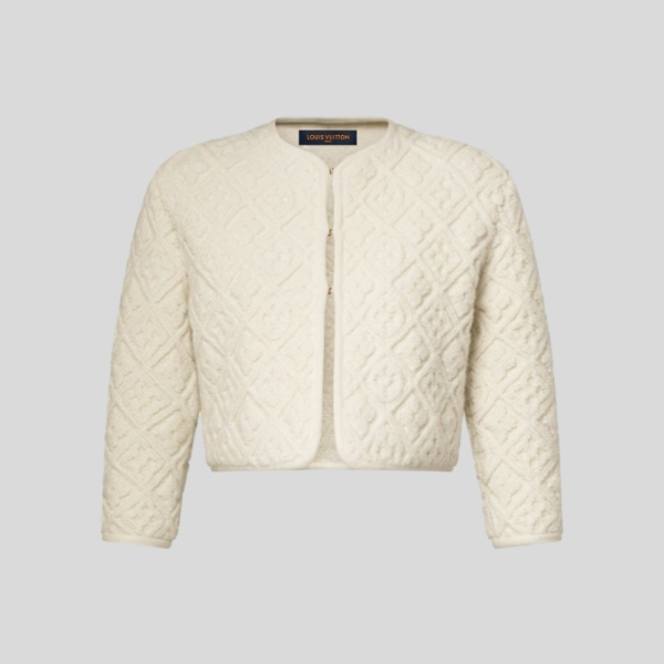 루이비통 모노그램 타월링 재킷, 스커트 세트