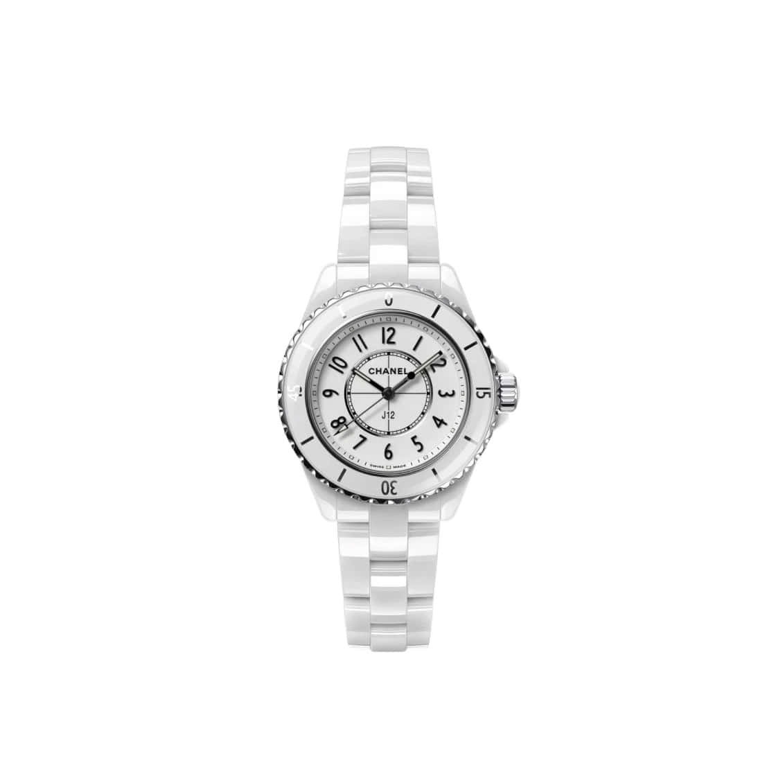 J12 워치 33mm 화이트