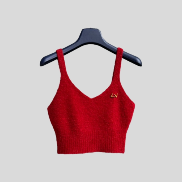 루이비통 크롭 탑