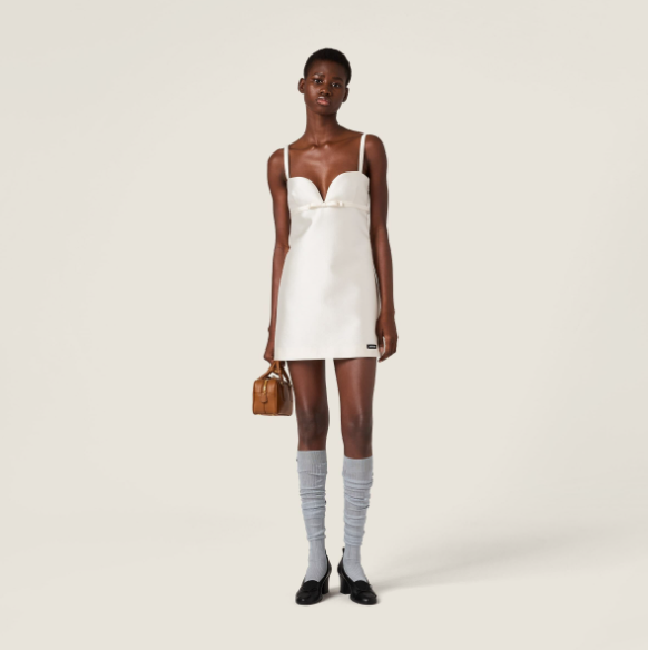 미우미우 실크 드레스