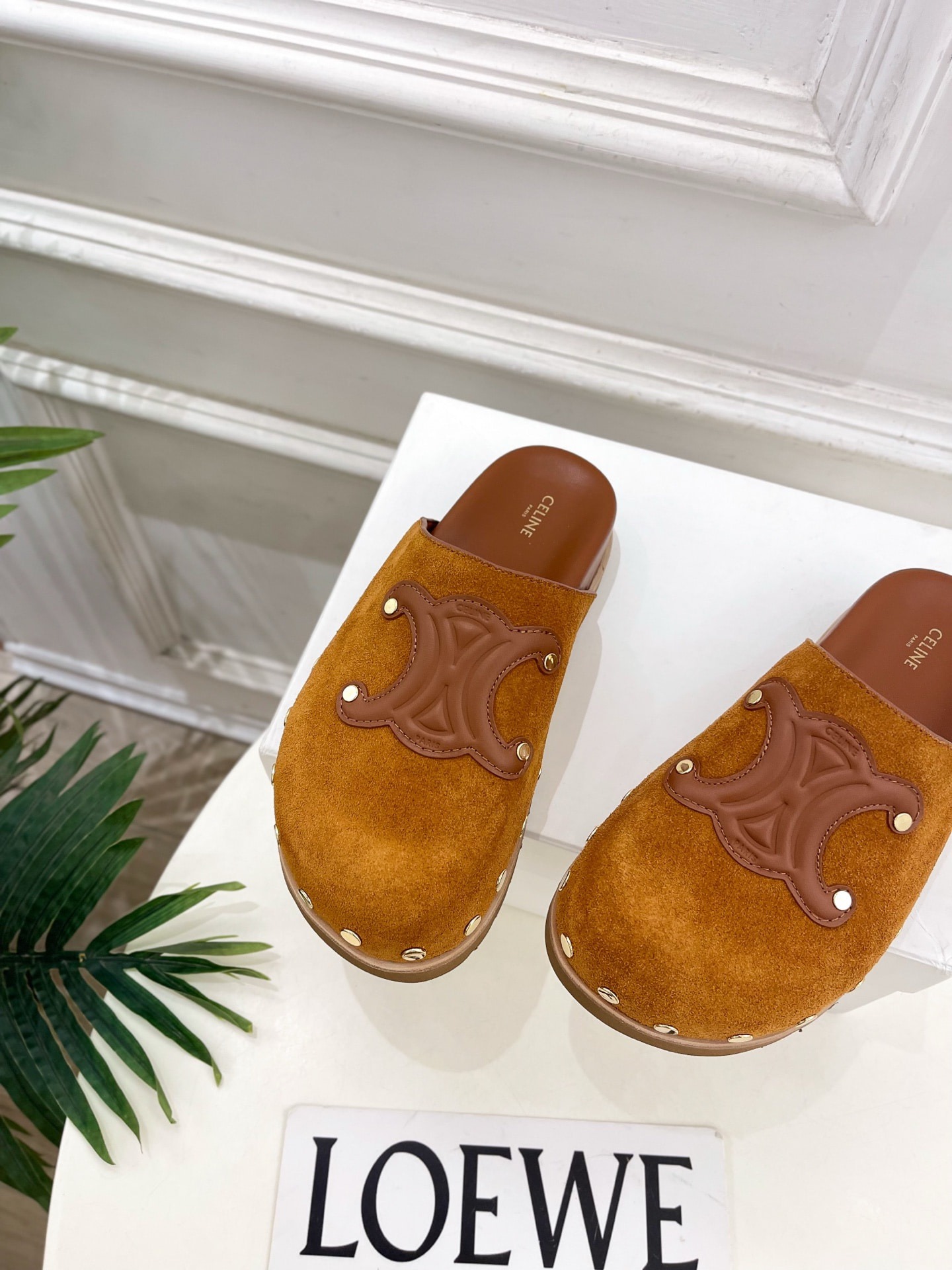 셀린느 25 신상 버켄뮐러 세미 슬리퍼