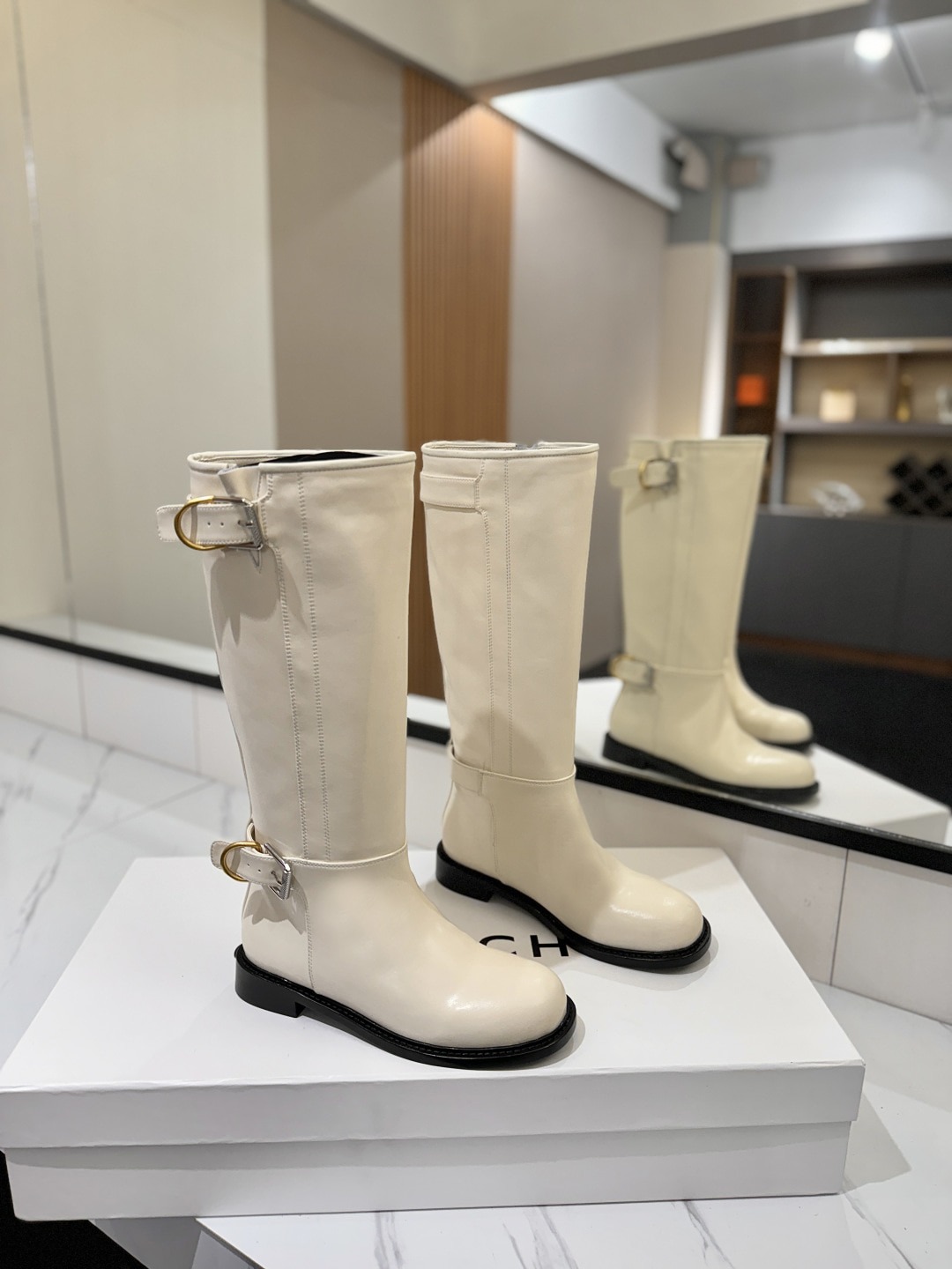 지*시 신상 라이더 부츠