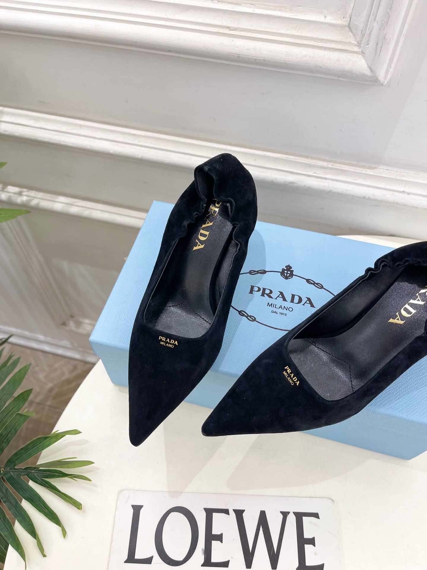 프라다 26 스틸레토 펌프스힐