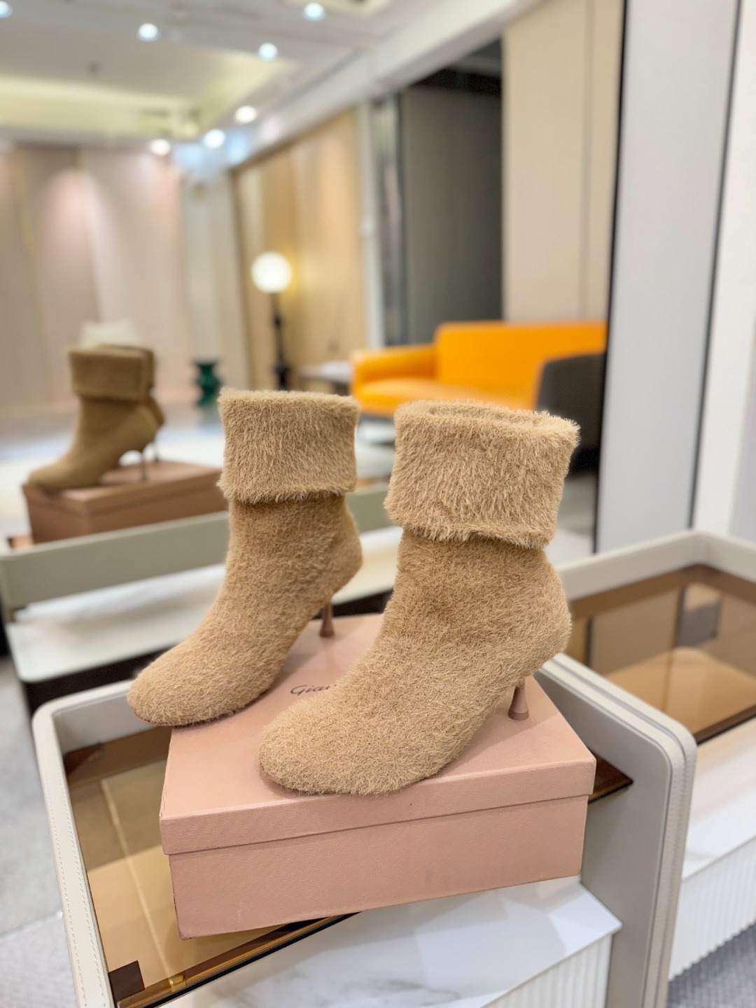 지안비토로시 25 니트 앵클 부츠