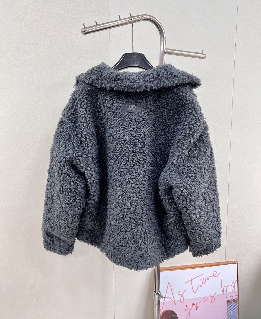 아크네 스튜디오 25Fw 신상 하이넥 뽀글이 집업