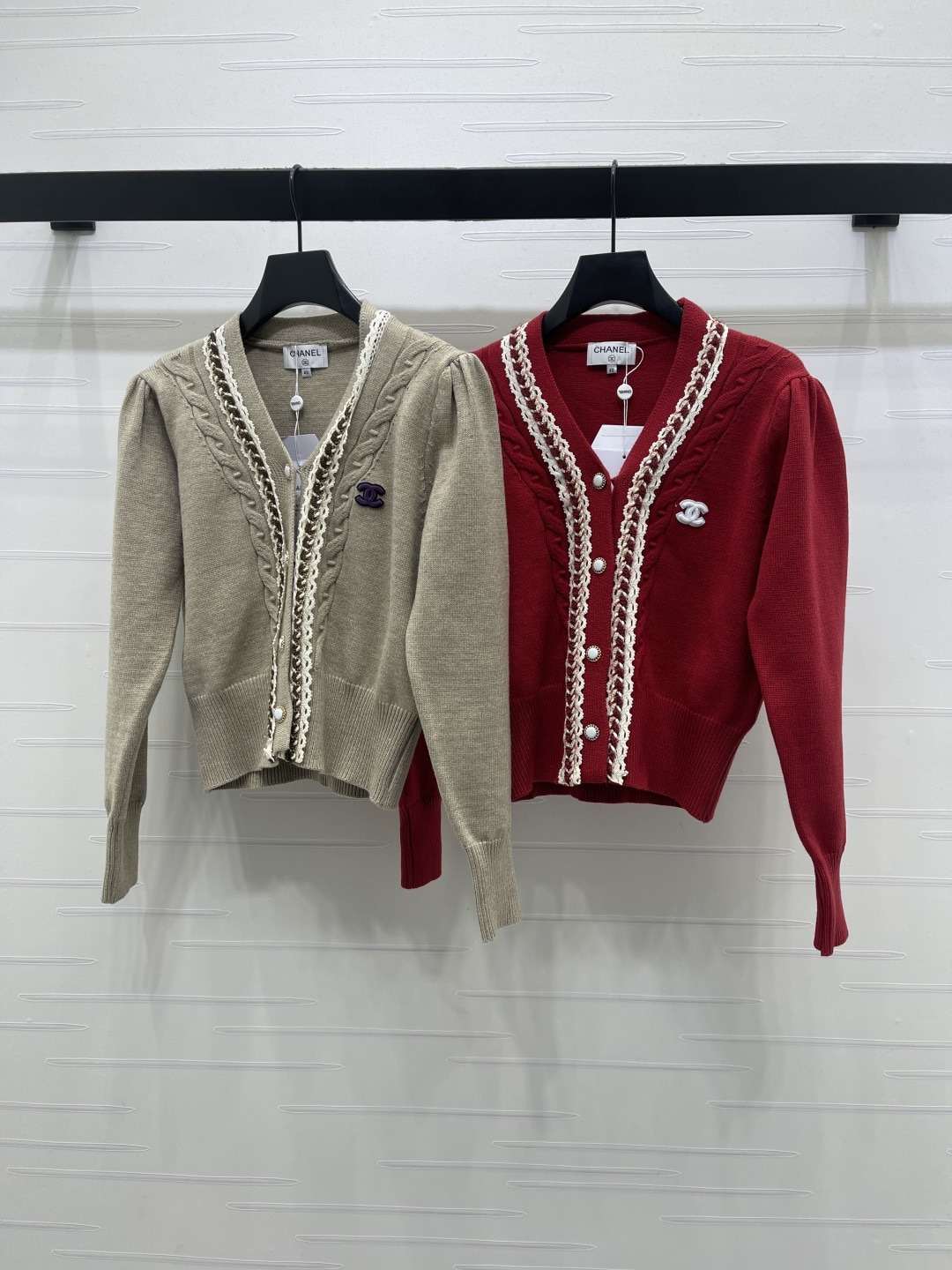 샤넬 26 신상 브이넥 니트 가디건