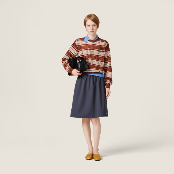 미우미우 셔닐 스웨터