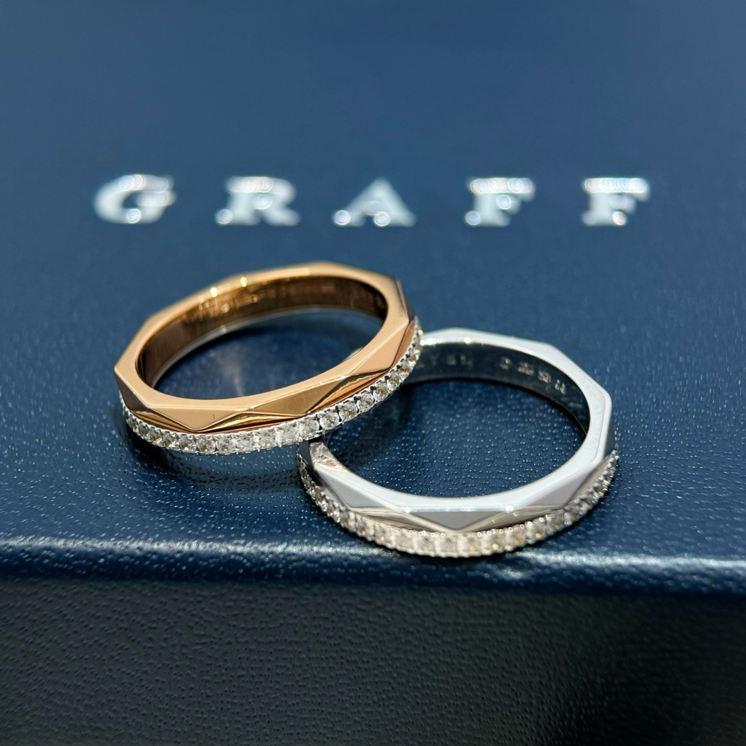 그라프 시그니처 큐빅 반지