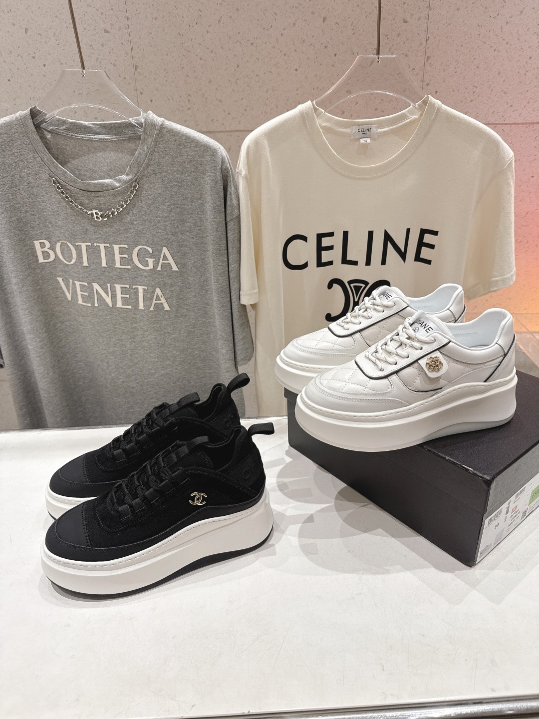 샤넬 26ss 신상 통굽 캐주얼화