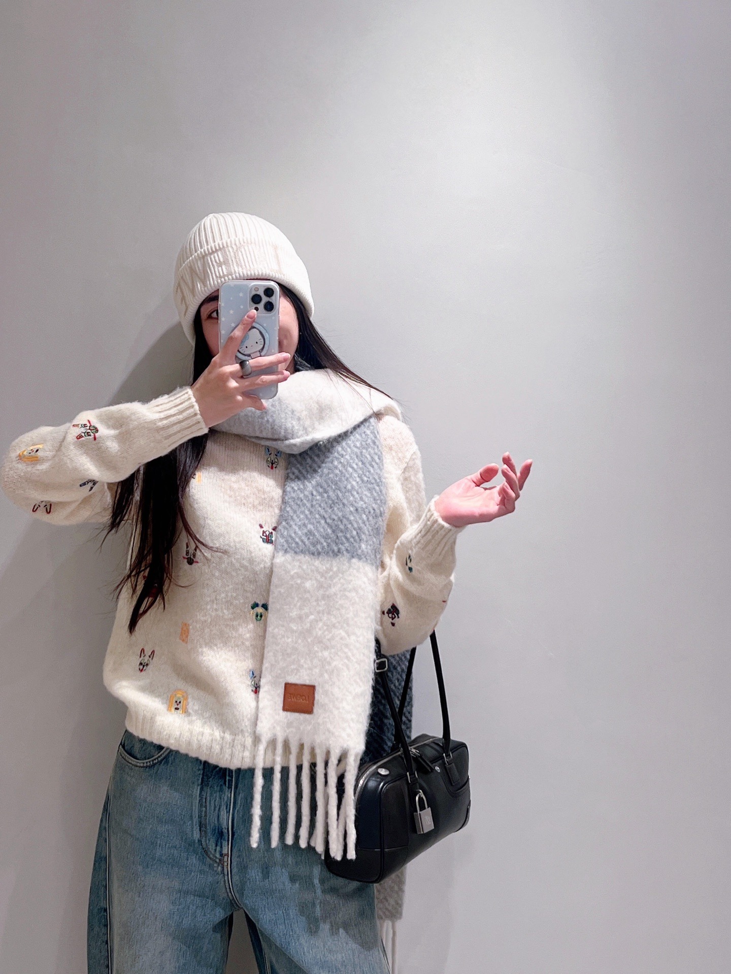 로에베 x 루*스웨인 콜라보레이션 울 니트 스웨터