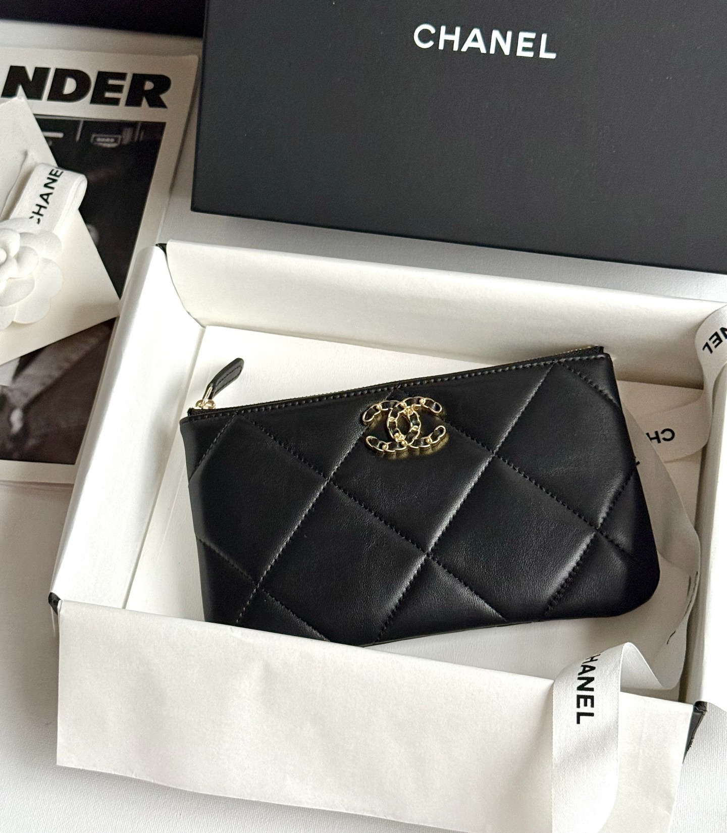 샤넬 클래식 클러치 백 동전지갑