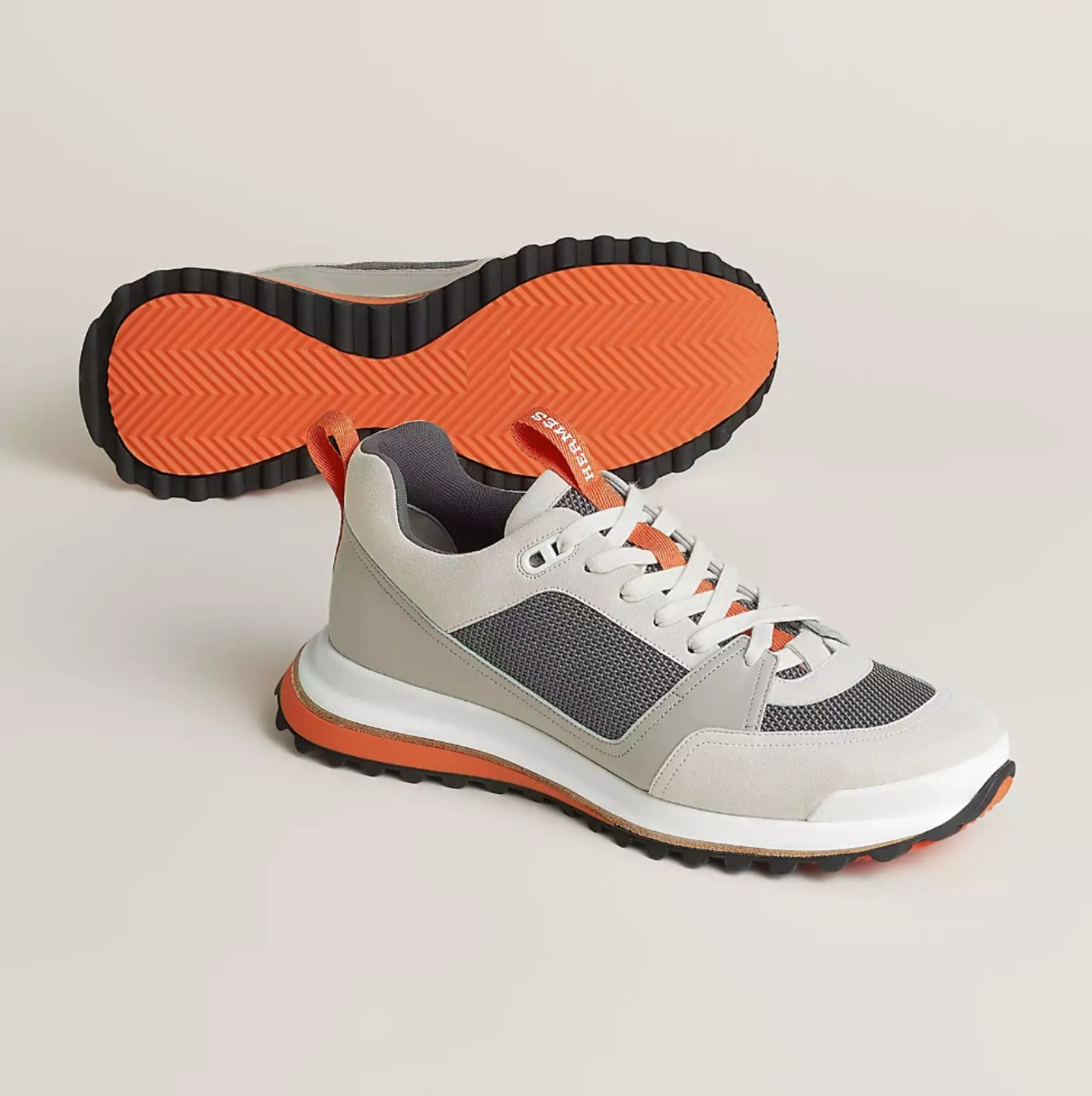 에르메스 리더 스니커즈 