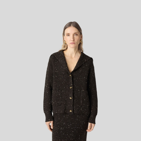 보테가 베네타 잉글리시 울 리브 가디건