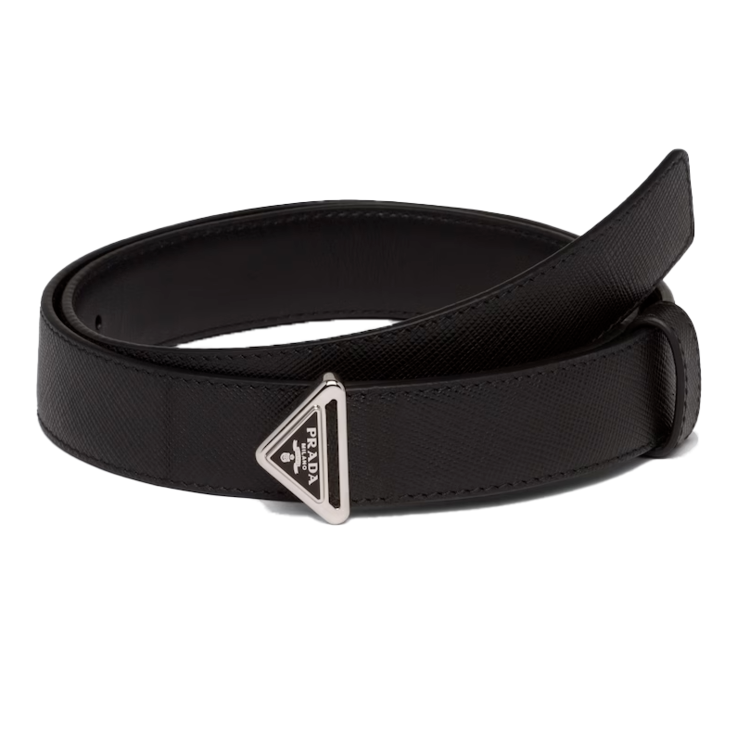 프라다 사피아노 가죽 벨트