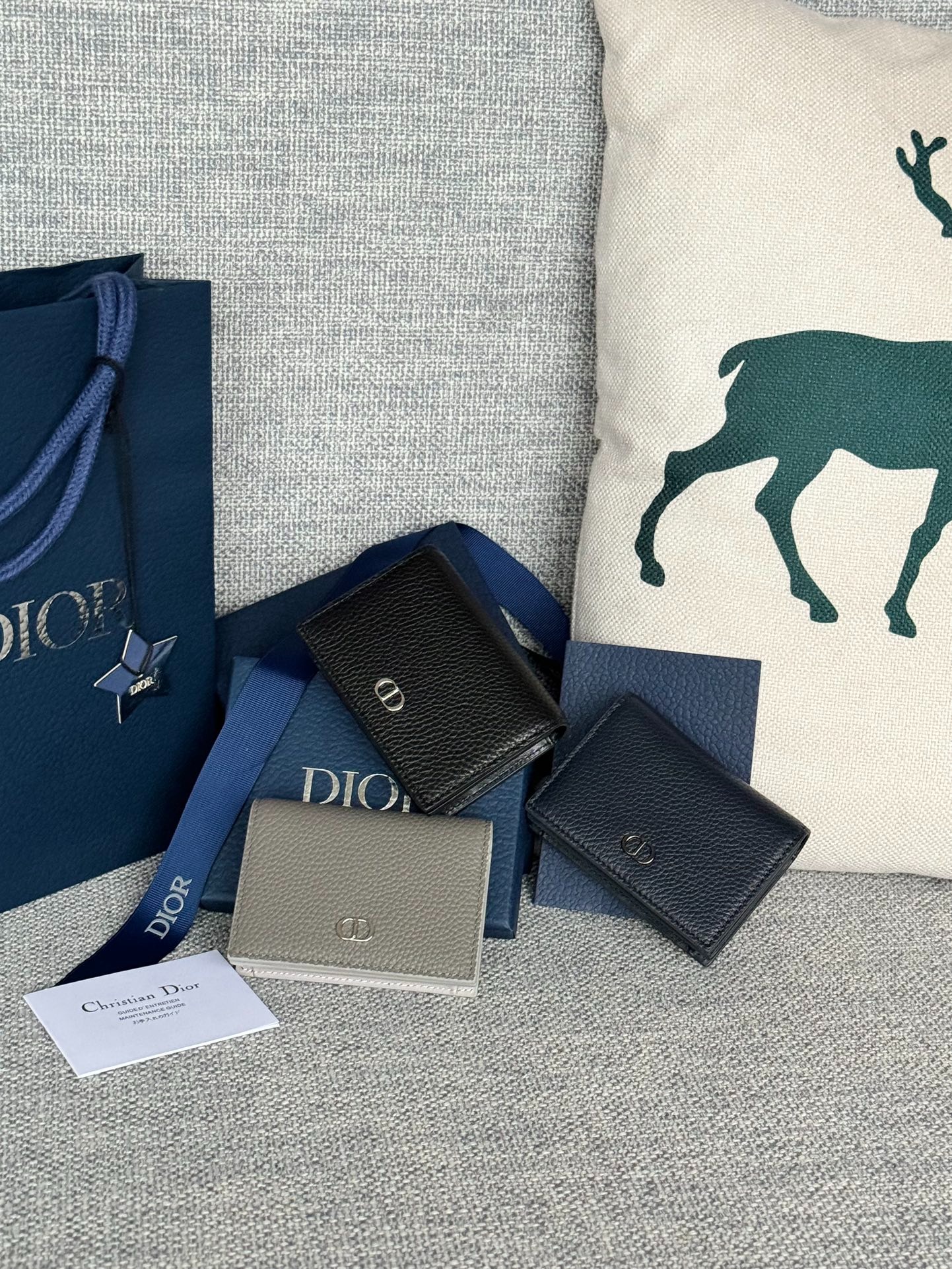 디올 그레인 CD아이콘 비즈니스 카드 홀더