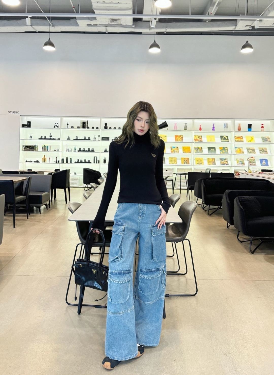 프라다 25 신상 고탄력 탑