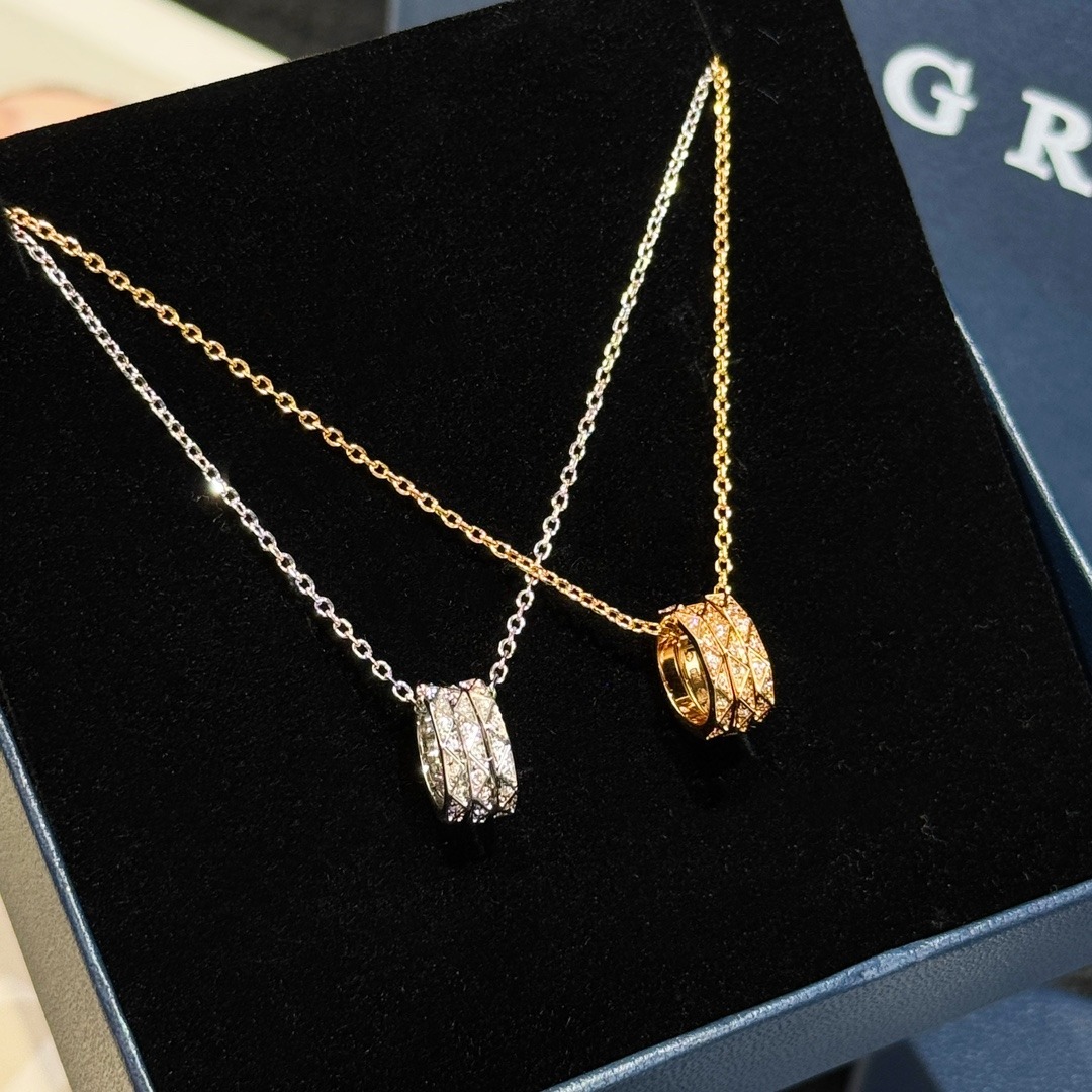 그라프 쓰리 링 목걸이