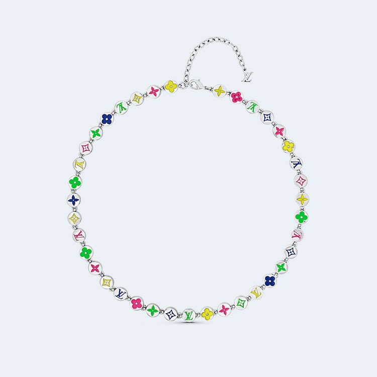 루이비통 모노그램 컬러스 멀티 컬러 목걸이 M01266