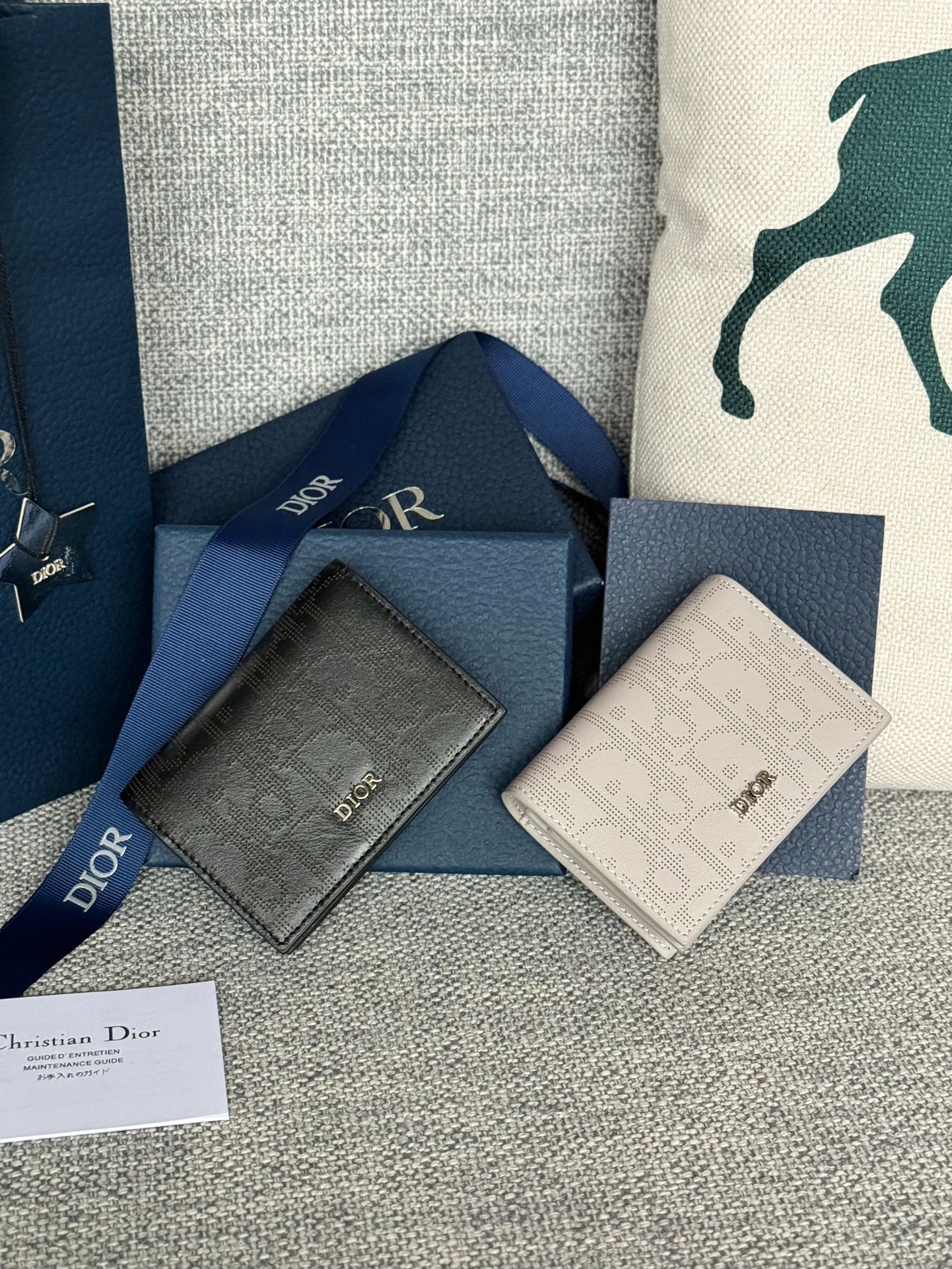 디올 오블리크 갤럭시 카드 지갑