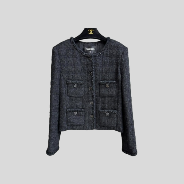 샤넬 블랙 포포켓 재킷