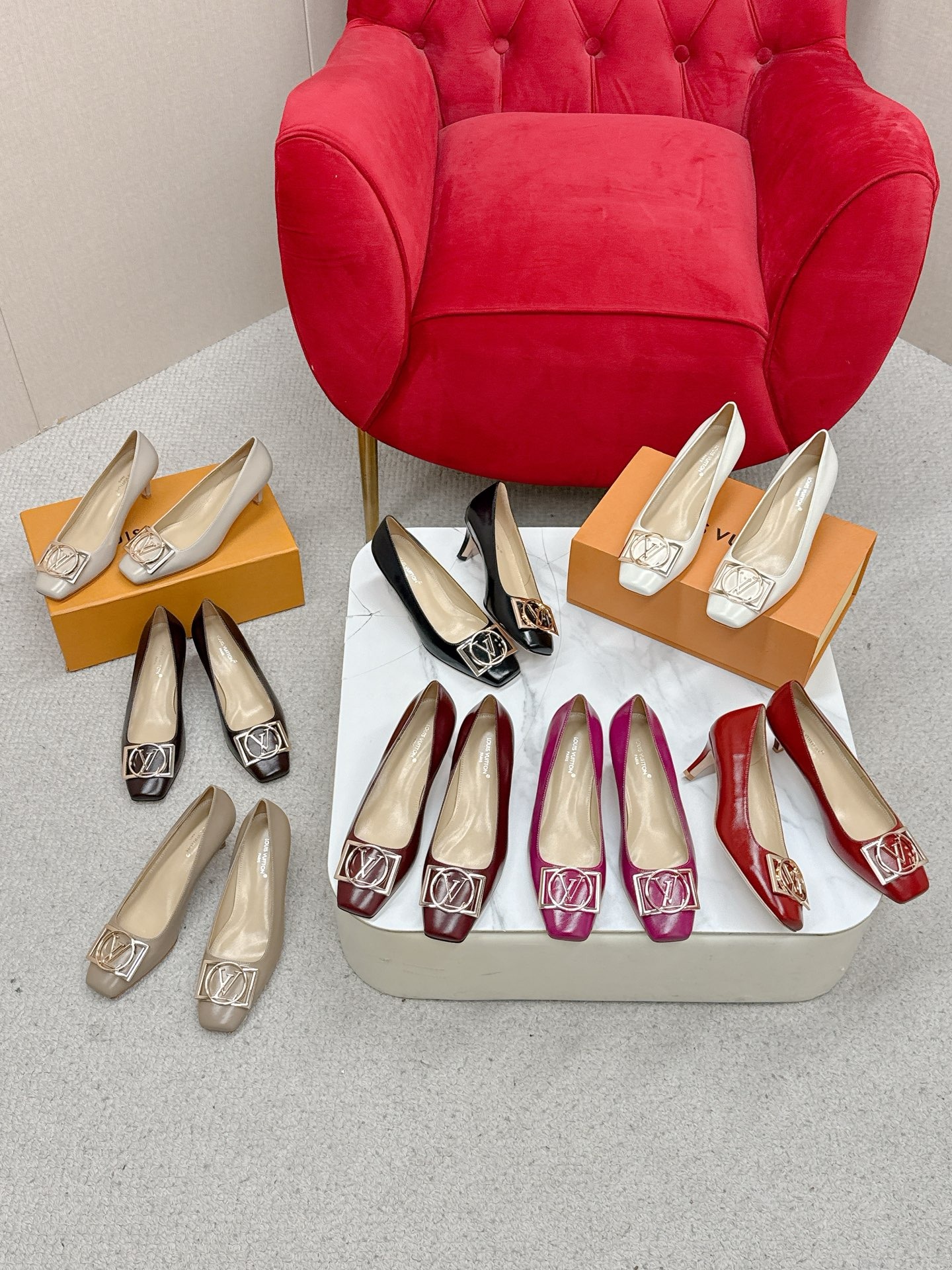 루이비통 클래식 스틸레토 힐