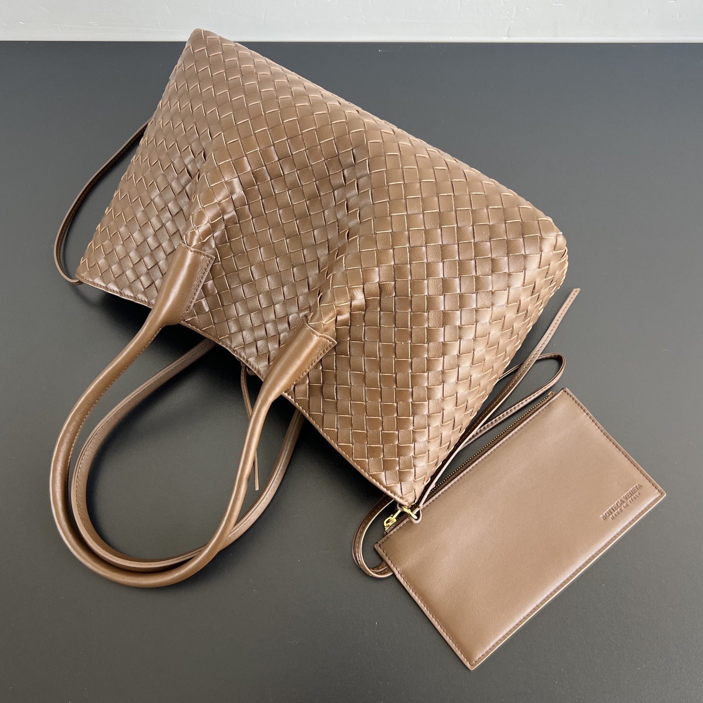 보테가베네타 피나코테카 미디움 토트백