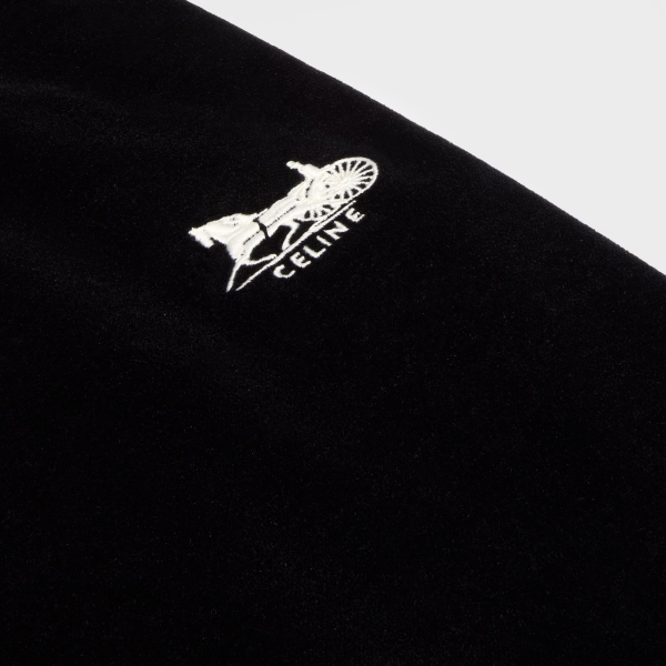 셀린느 벨벳 저지 트랙수트 팬츠