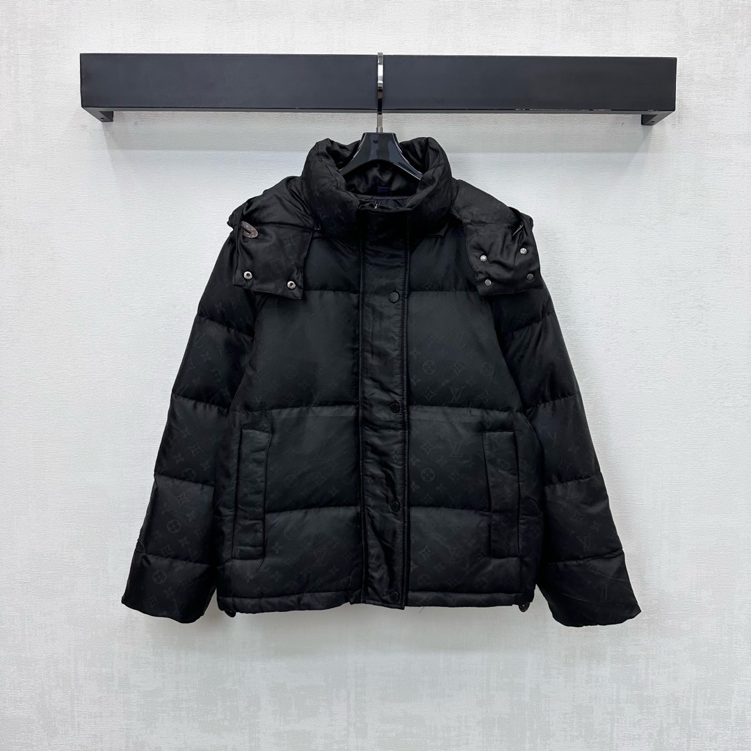 루이비통 25 신상 스탠드 탈부착 후드 패딩