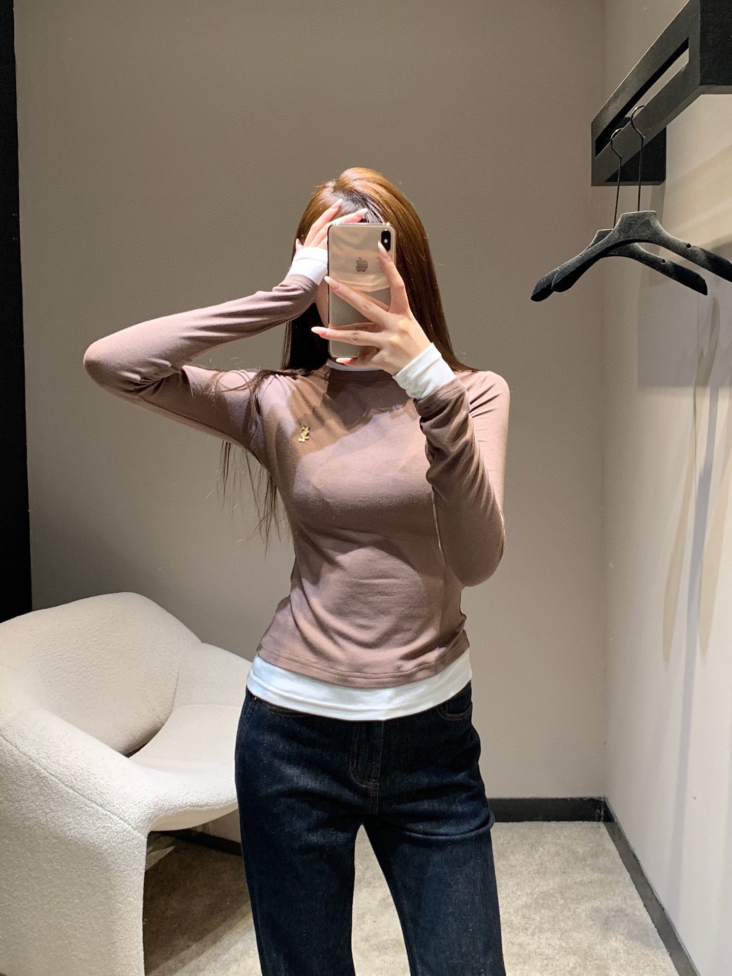 입생로랑 투피스 긴팔