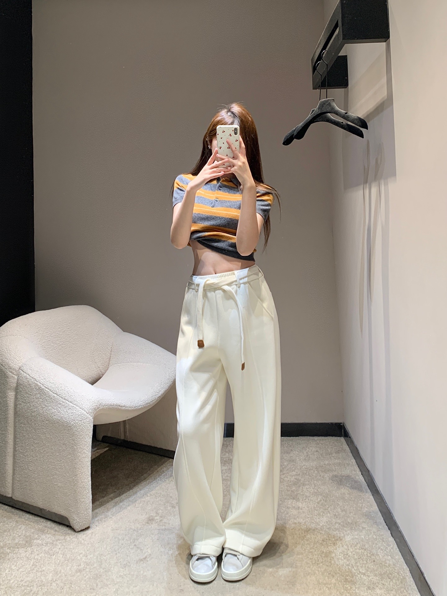 로에베 25FW 신상 기모 벨트 캐주얼 팬츠