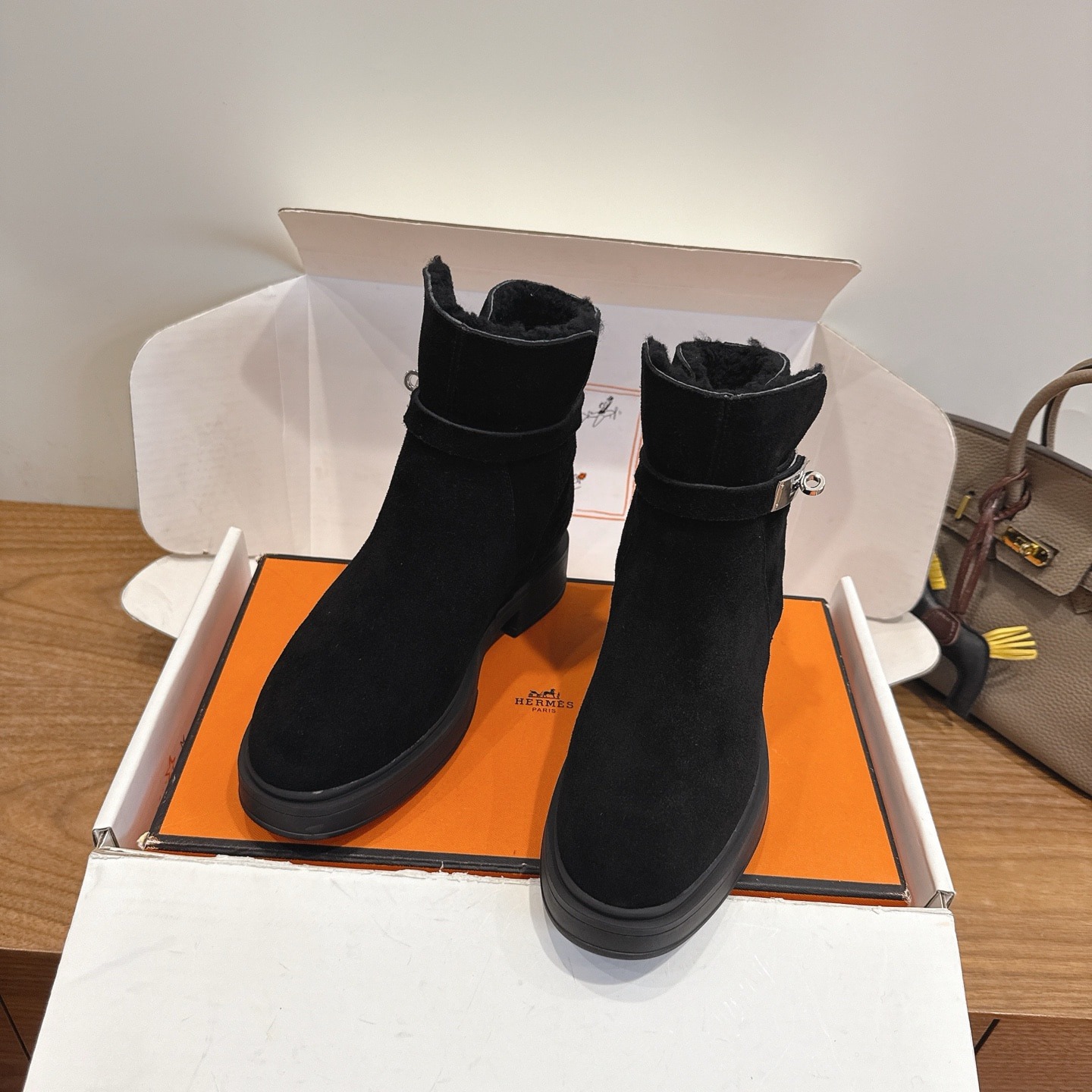 에르메스 Kelly 클래식 앵클부츠