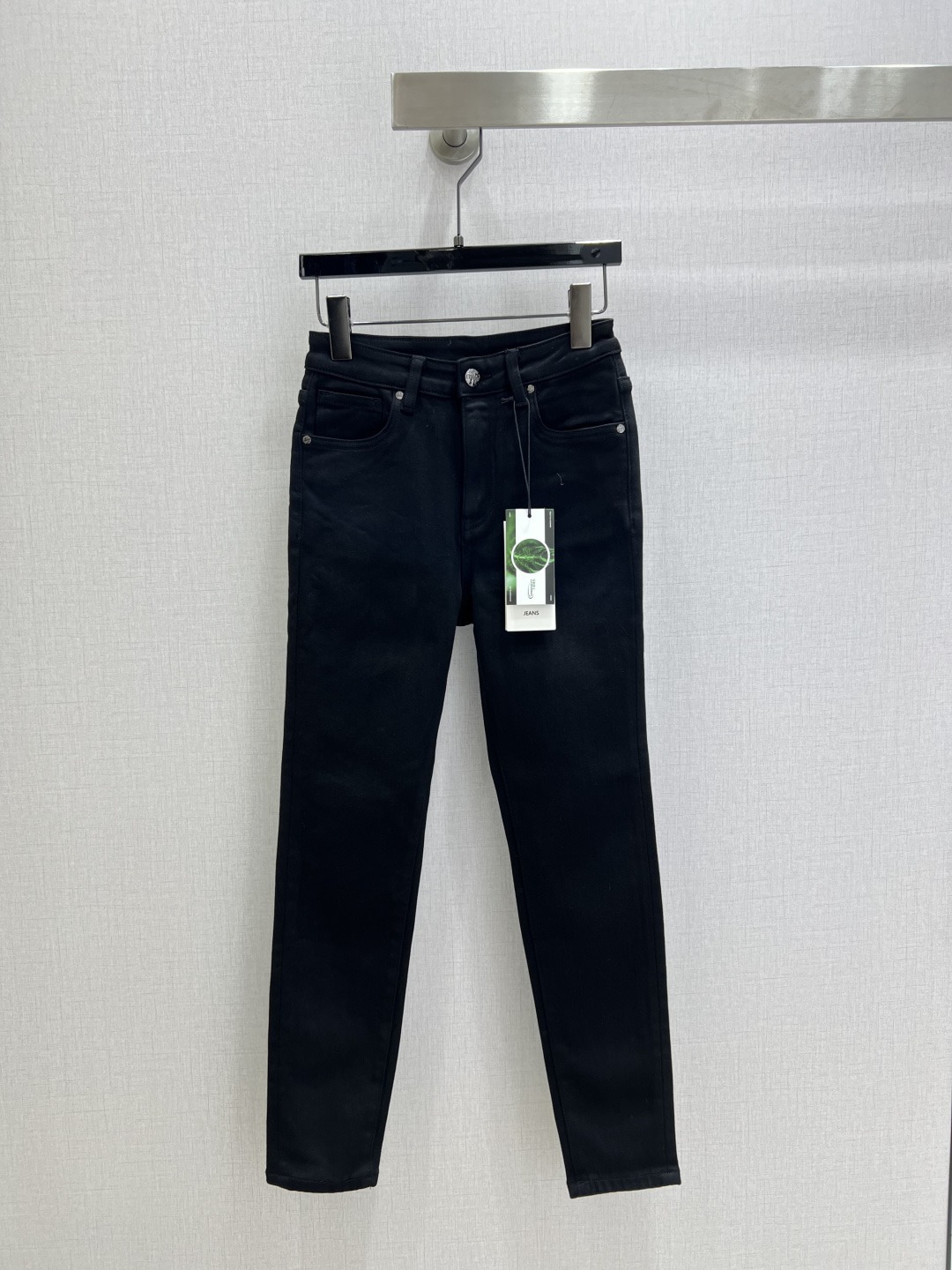 미우미우 26 신상 기모 블랙 스키니진