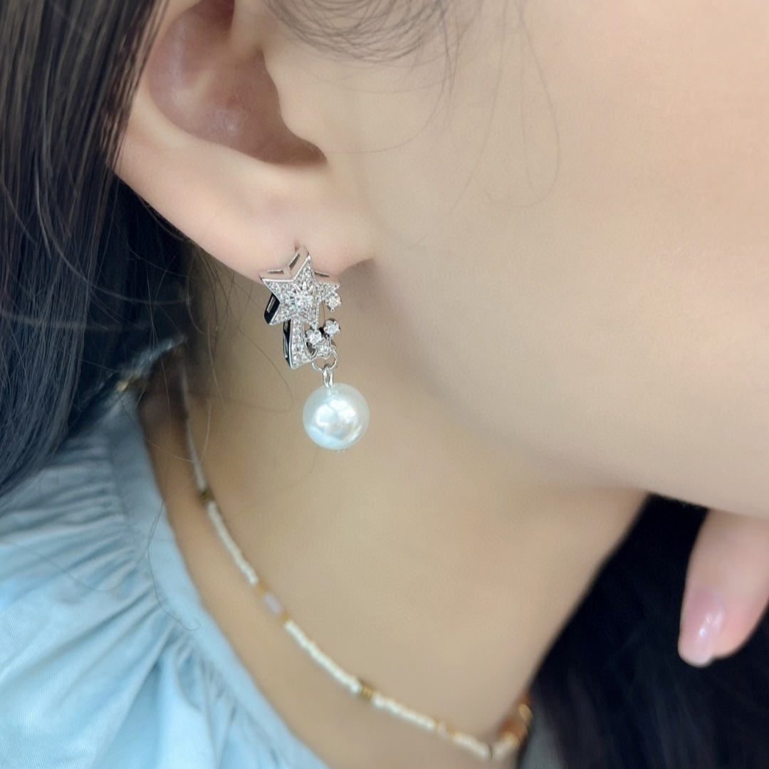 샤넬 신상 태슬 진주 이어링