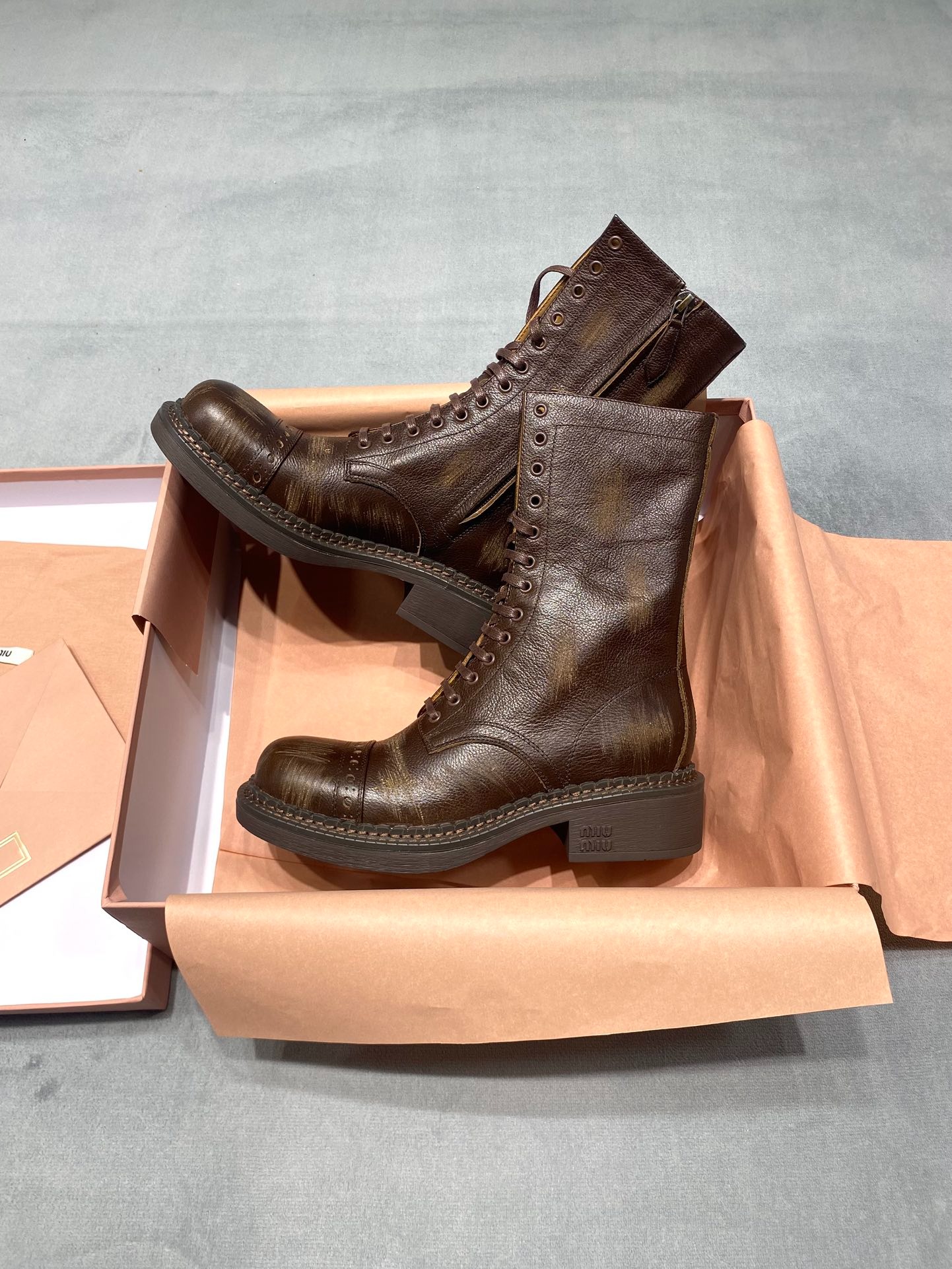 미우미우 25 신상 구제 워커부츠