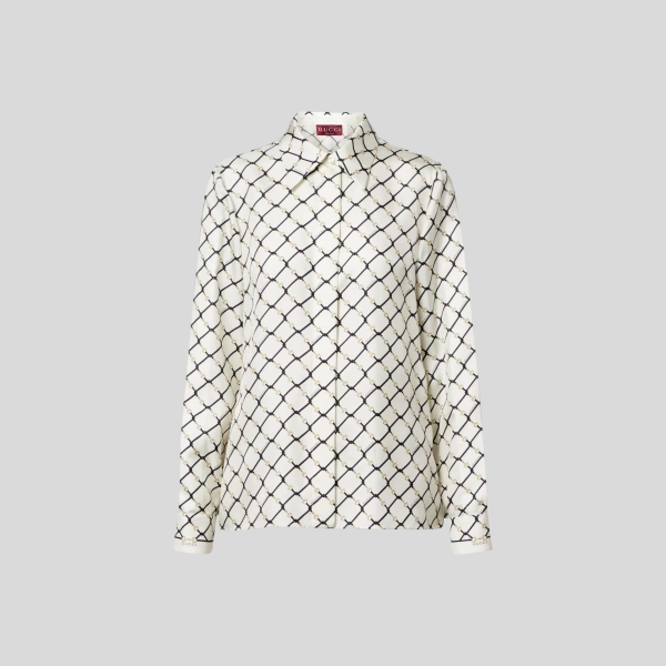 구찌 실크 트윌 셔츠