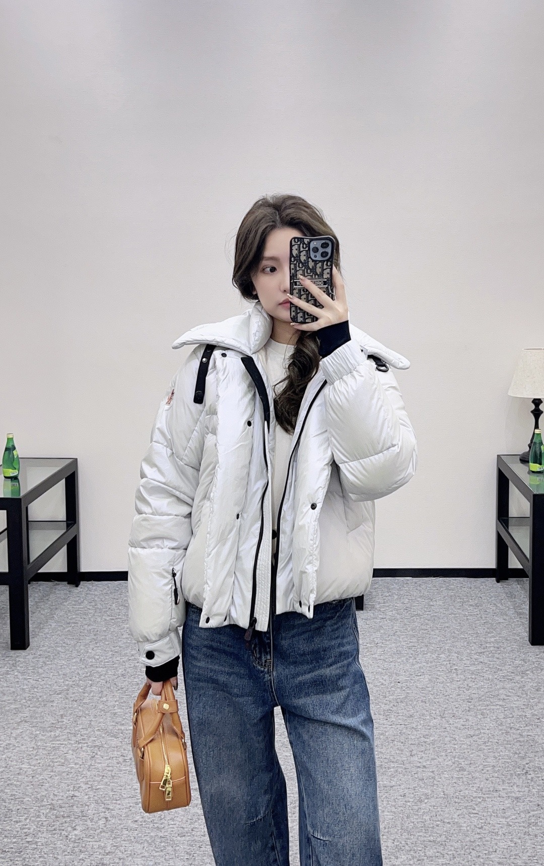 몽클레어 25 신상 칼라 재킷 반사 패딩