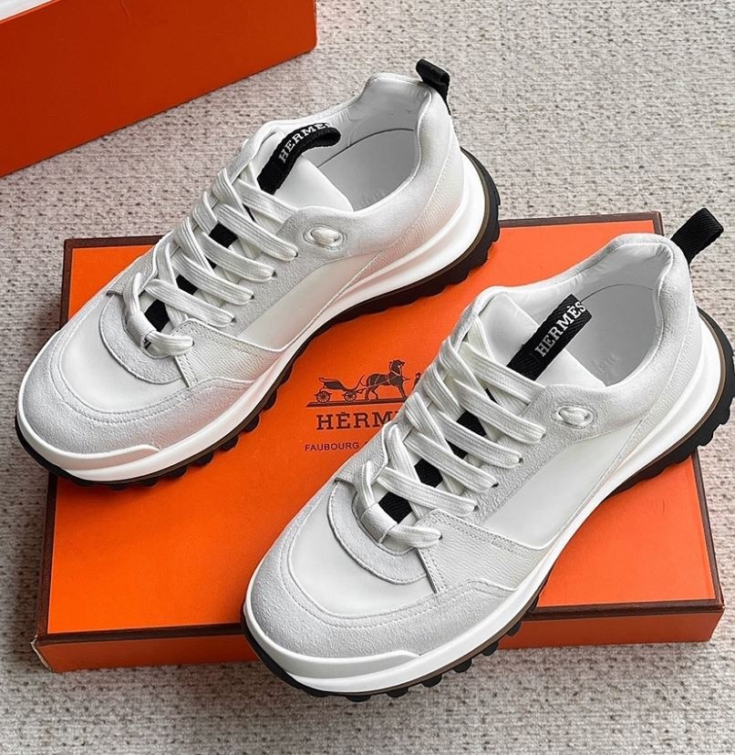 에르메스 레더 스니커즈