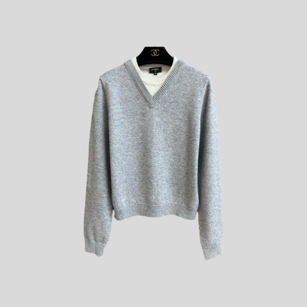 샤넬 캐시미어 투피스 스웨터