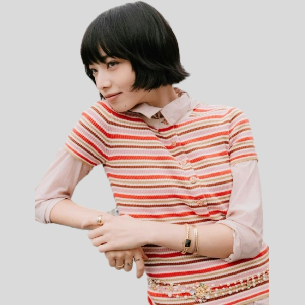 샤넬 니트 반팔 