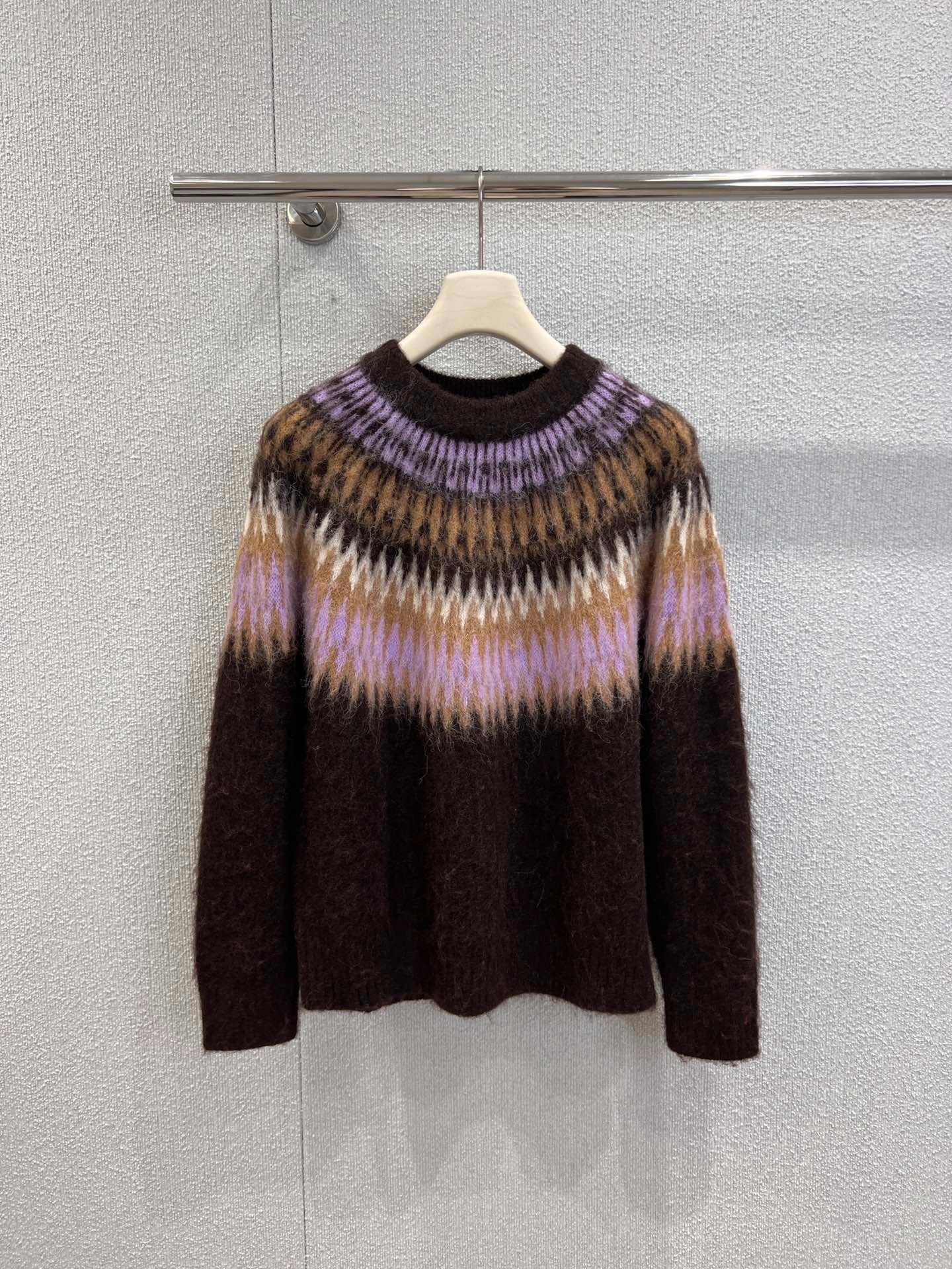 샤넬 신상 컬러 앙고라 혼방 스웨터