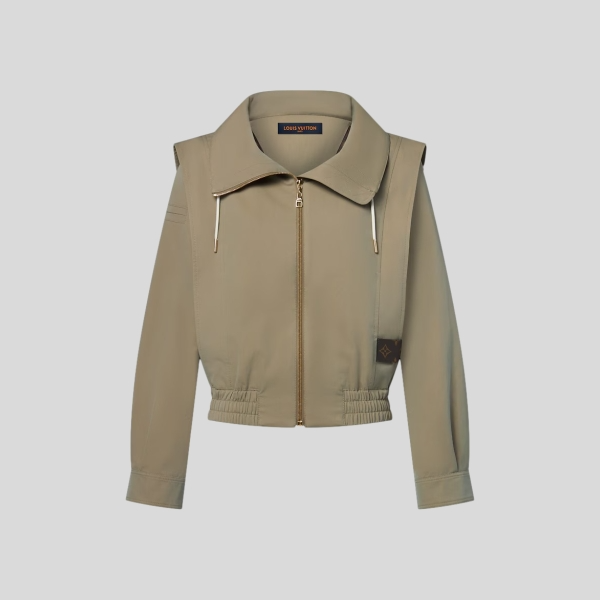 루이비통 하이 칼라 집업 재킷