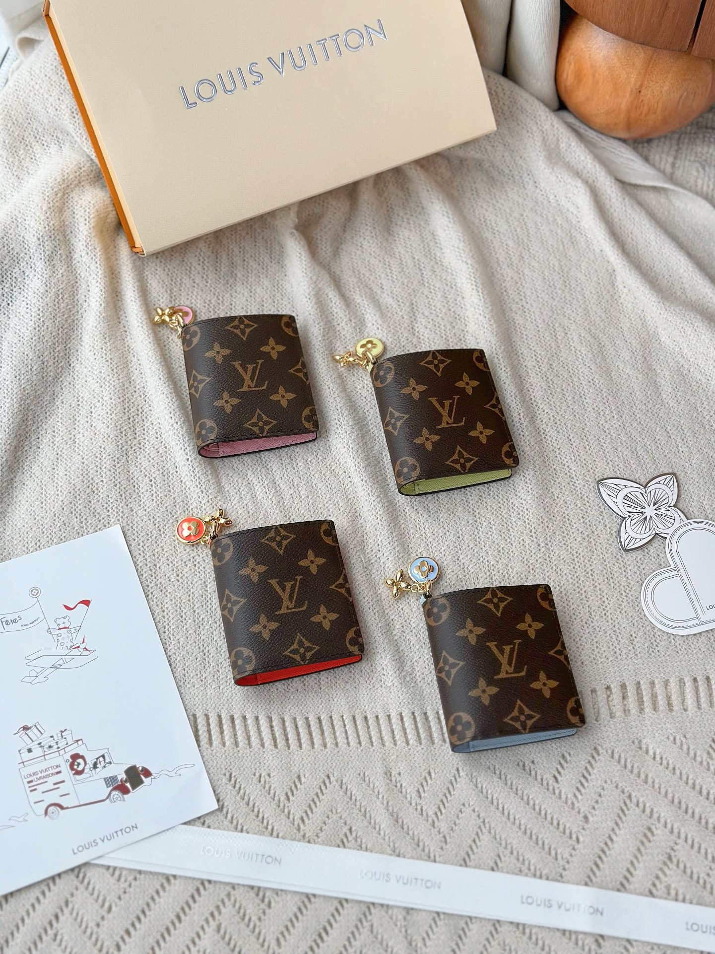 루이비통 리사 윌릿 모노그램 지갑