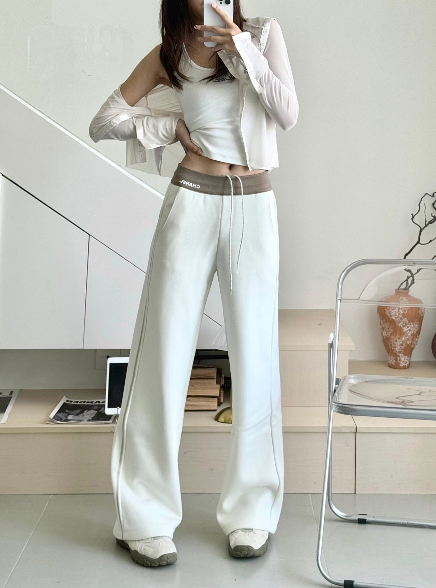 샤넬 신상 캐주얼 바지