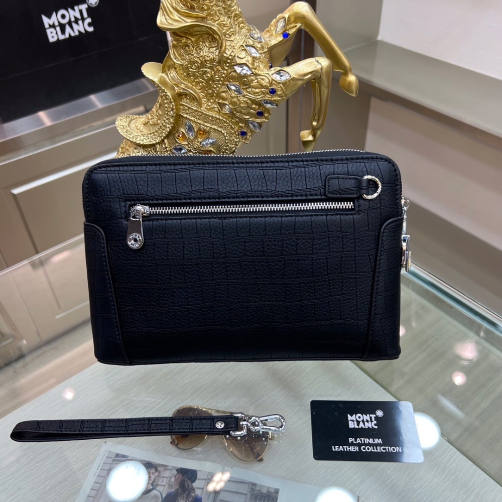 몽블* 남성 클러치 백