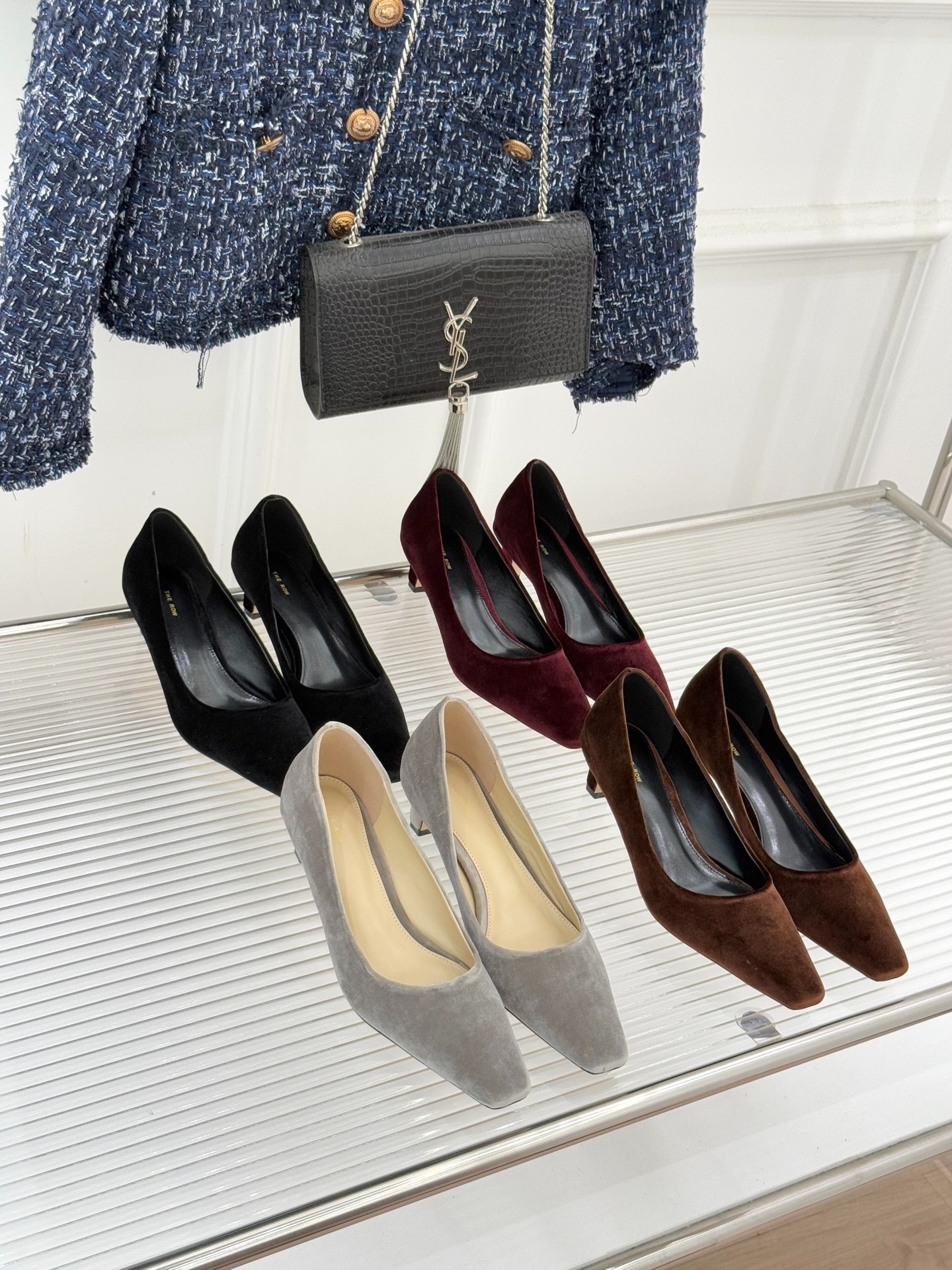 더로우 25WF 신상 빈티지 스퀘어힐