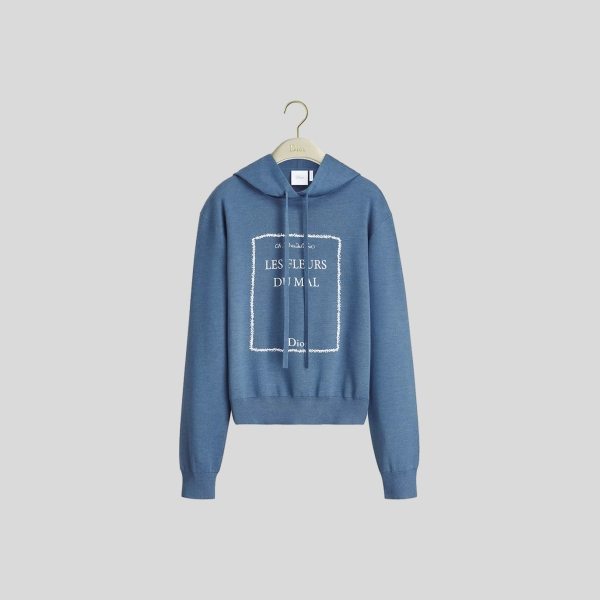 디올 북 커버 후드 스웨트셔츠