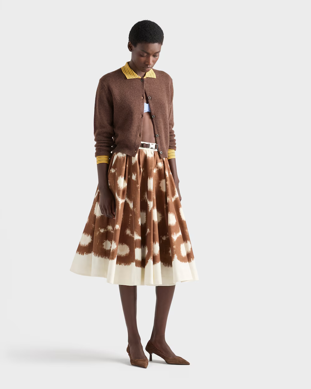 프라다 캐시미어 가디건