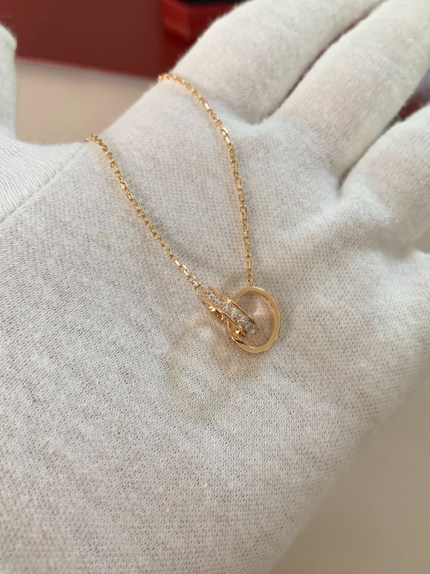 까르띠에 큐빅 투링 목걸이